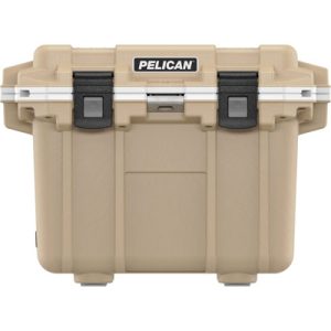 Pelican 30QT Elite Cooler - Tan / White