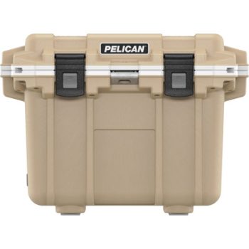Pelican 30QT Elite Cooler Tan White
