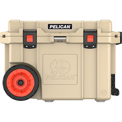Pelican 45QW Elite Wheeled Cooler - Tan