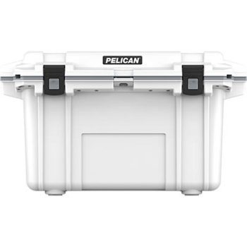 Pelican 70QT Elite Cooler White Gray