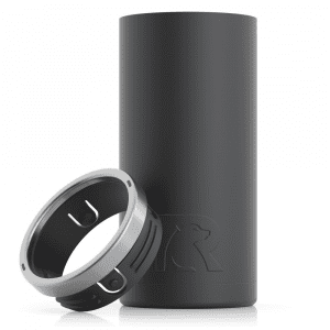RTIC 12oz Skinny Can Cooler, Charcoal, Matte, Case of 24