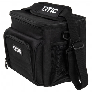 RTIC 15 Can Day Cooler, Black, Insulated, Adjustable Straps, Antimicrobial