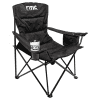 RTIC Big Bear Folding Chair Black amp Black Extra padding for extra comfort Built in cooler and mesh pockets