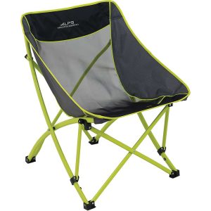 a black and green alps mountaineering camber chair