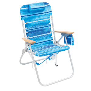 RIO Gear 4-Position Hi-Boy Beach Backpack Chair