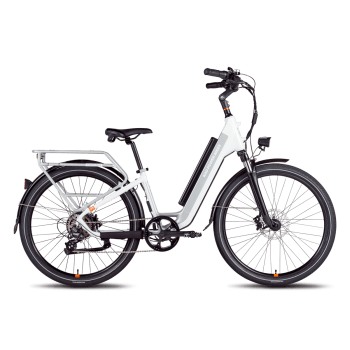 Rad Power Bikes RadCity 5 Plus Electric Commuter Bike Glossy White