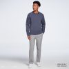 VRST Mens Washed Twill Terry Crewneck Pullover scaled