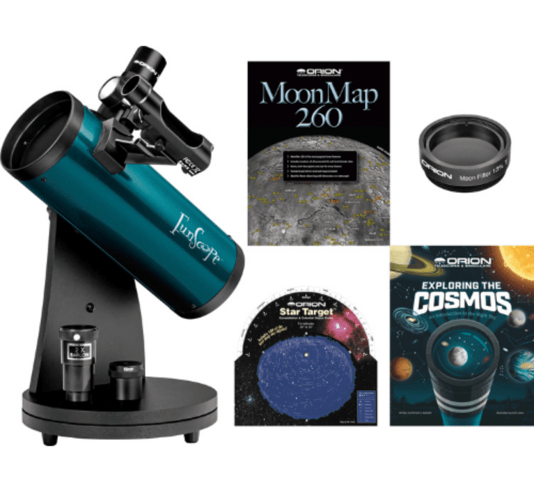 Funscope FunScope 76mm Reflector Telescope Kids Kit - Seek & Score