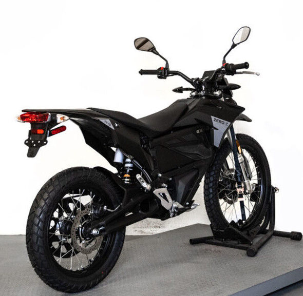 a black zero fx zf 7.2 electric motorcycle
