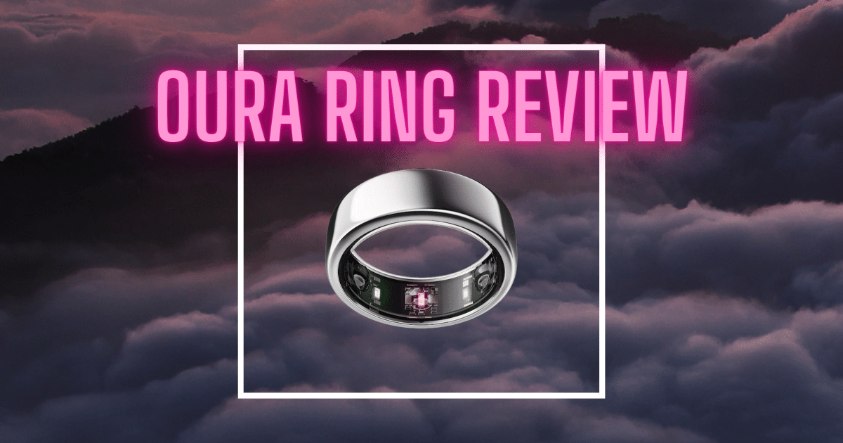 an oura ring floating in the clouds
