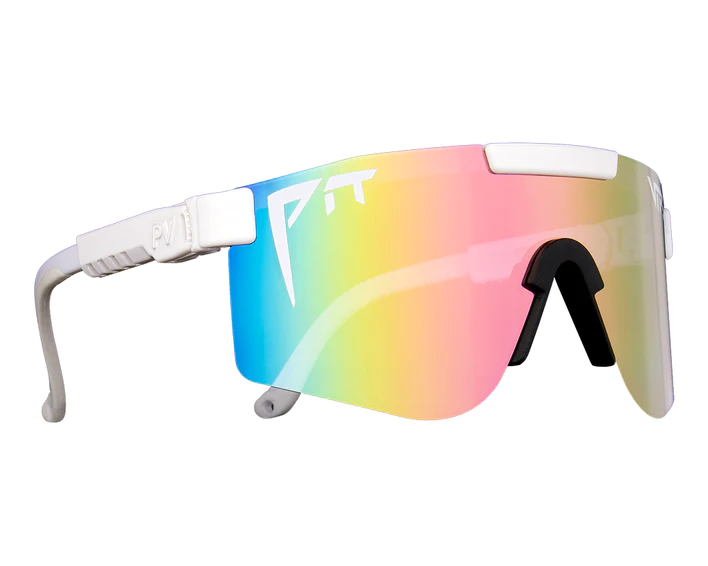 miami nights sunglasses with rainbow lenses