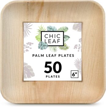 Chic Leaf Palm Leaf Plates