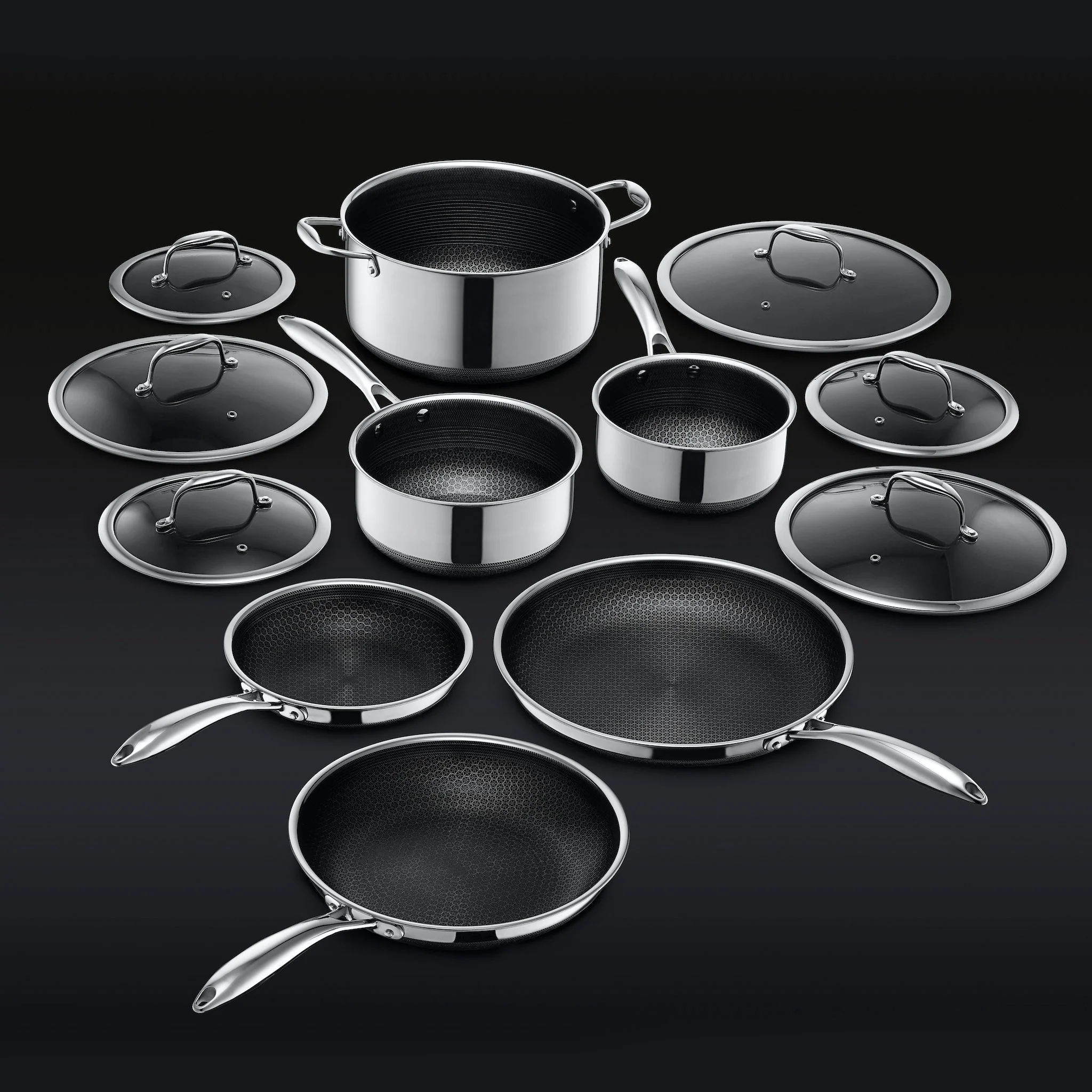 HexClad Hybrid Perfect Pots & Pans Set