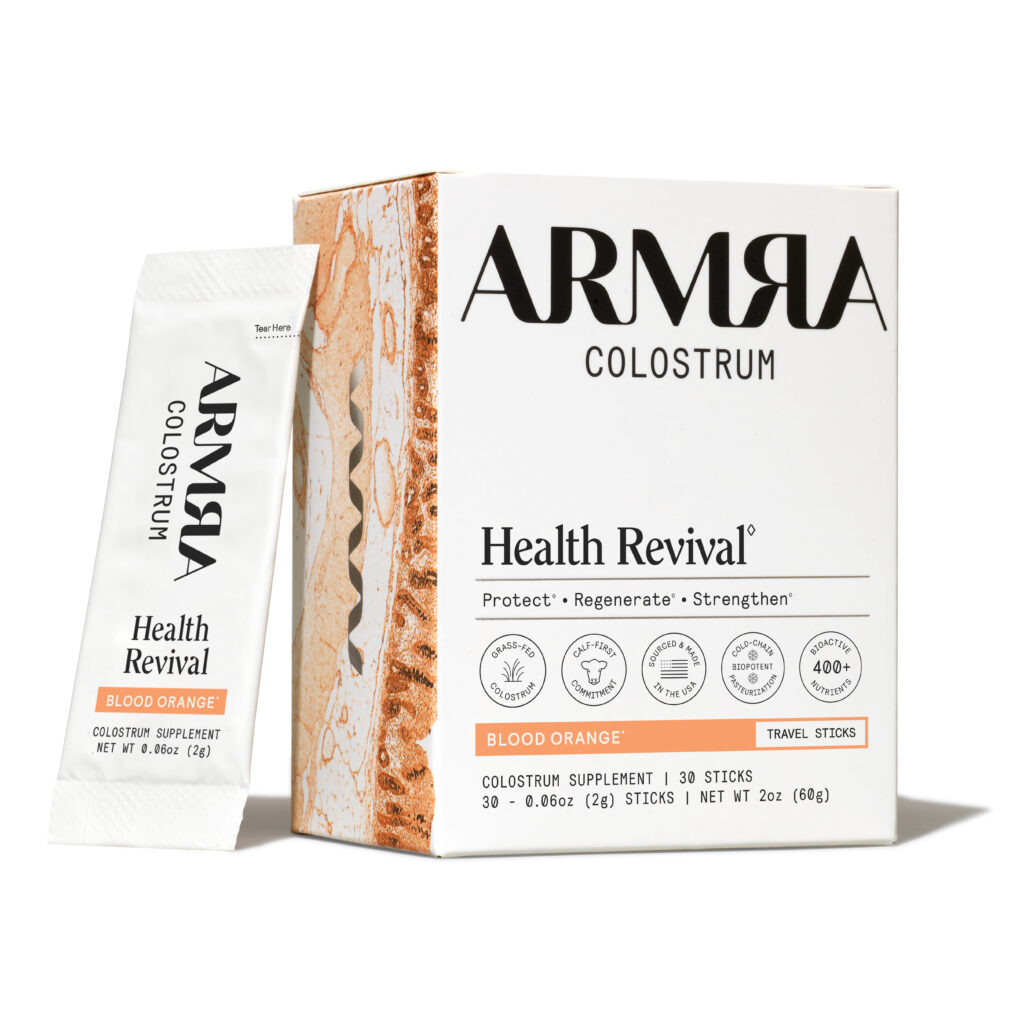 ARMRA Refresh Blood Orange Packets Carton Front