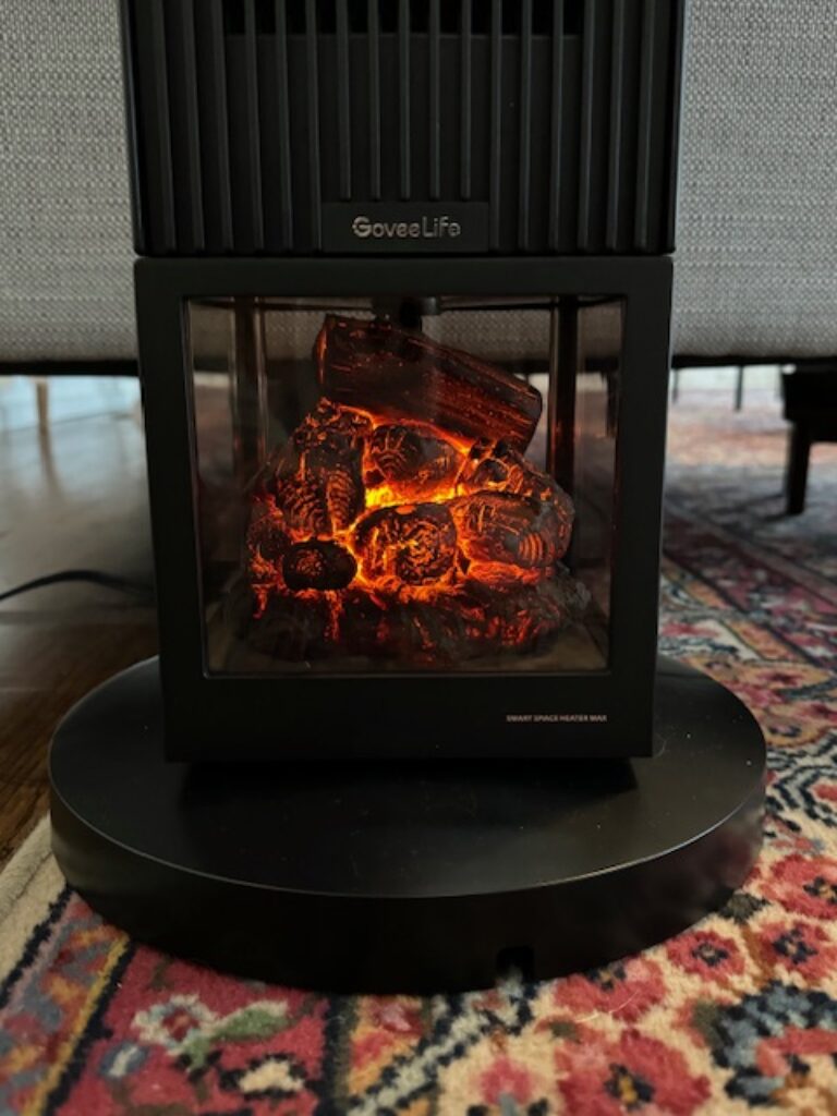 coals of the Govee Smart Space Heater Max