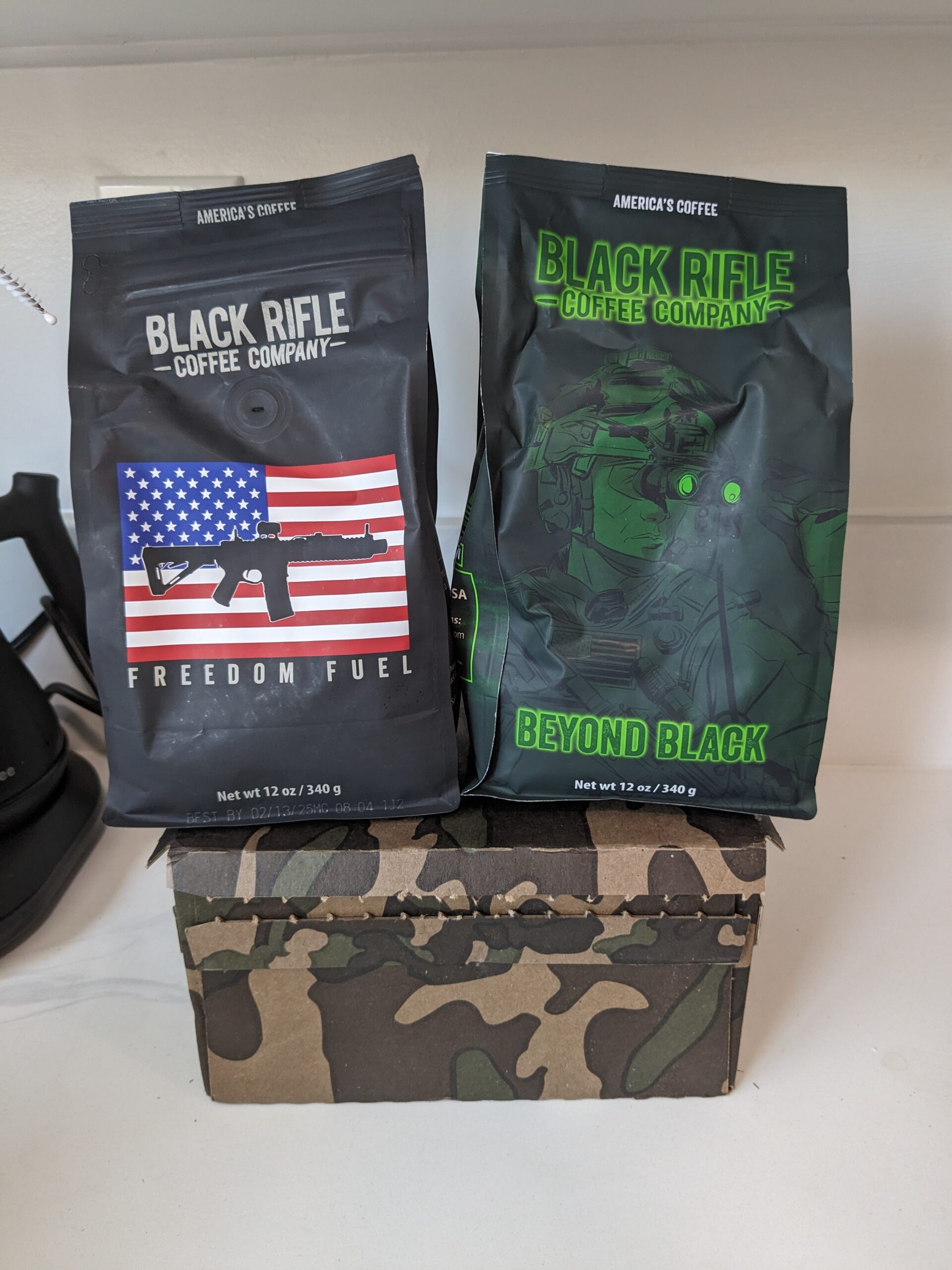 Black Rifle Coffee Company Freedom Fuel and Beyond Black