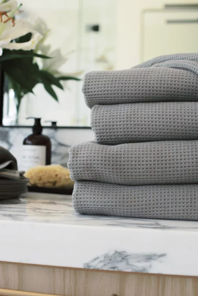 Cozy Earth Waffle Bath Towels