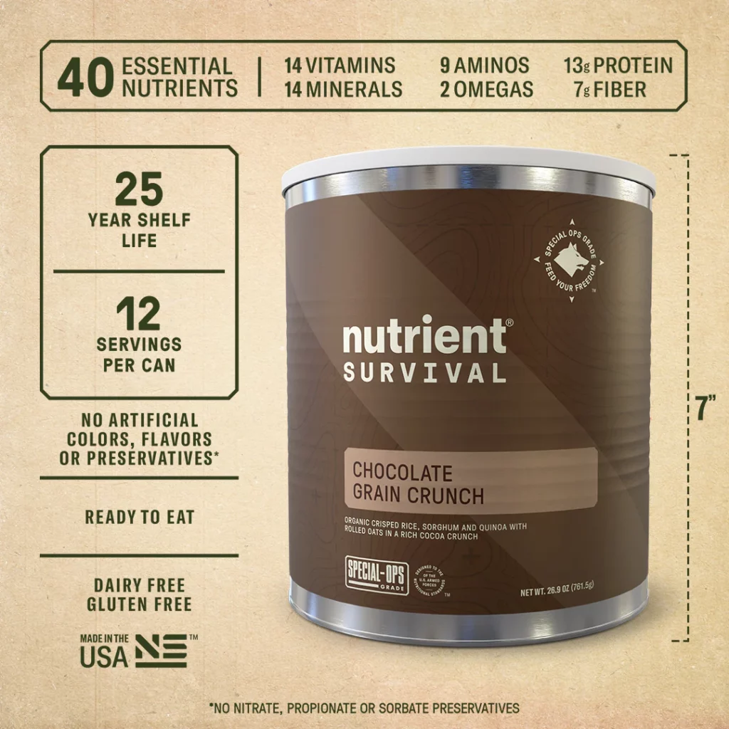 Nutrient Survival 14 Day Emergency Food Kit