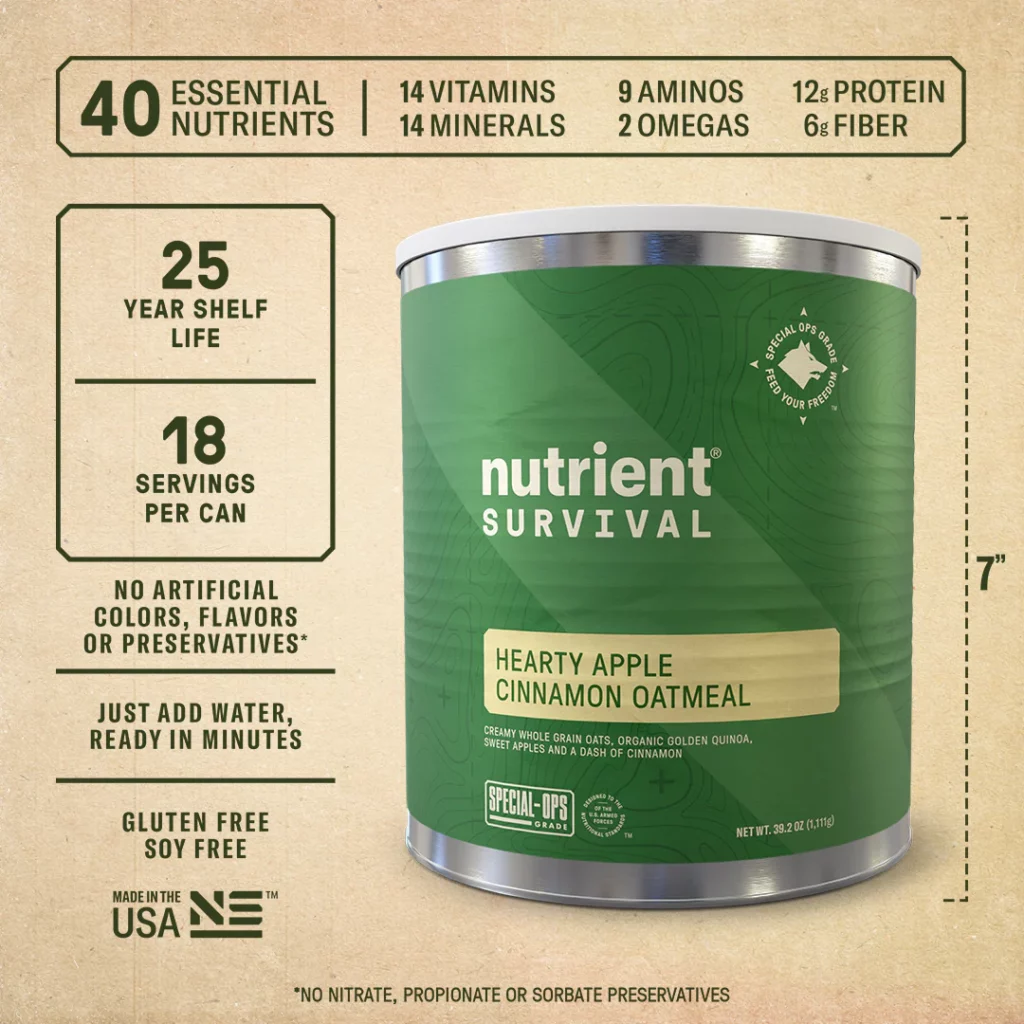 Nutrient Survival 14 Day Emergency Food Kit