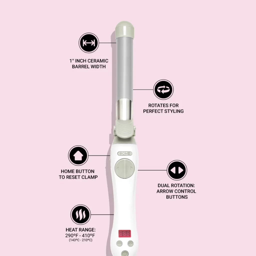 automatic rotating curling iron