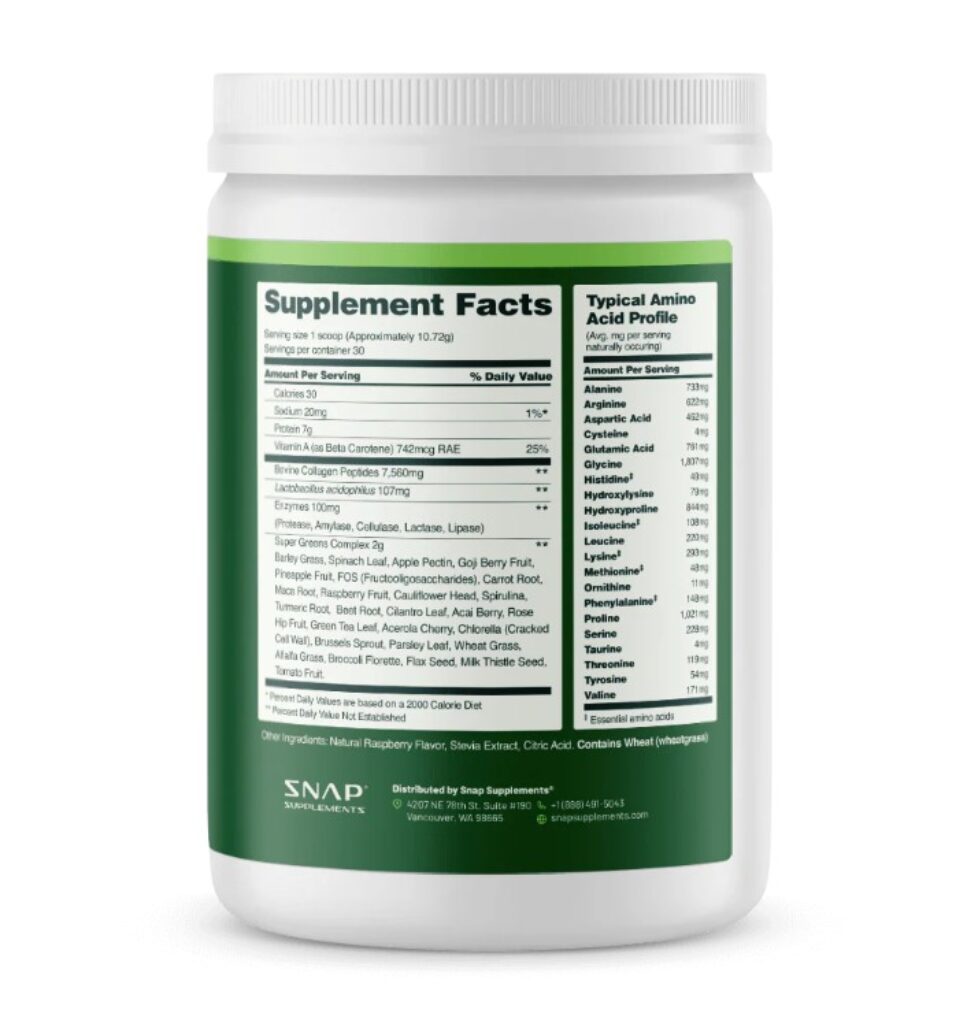 collagen greens supplement