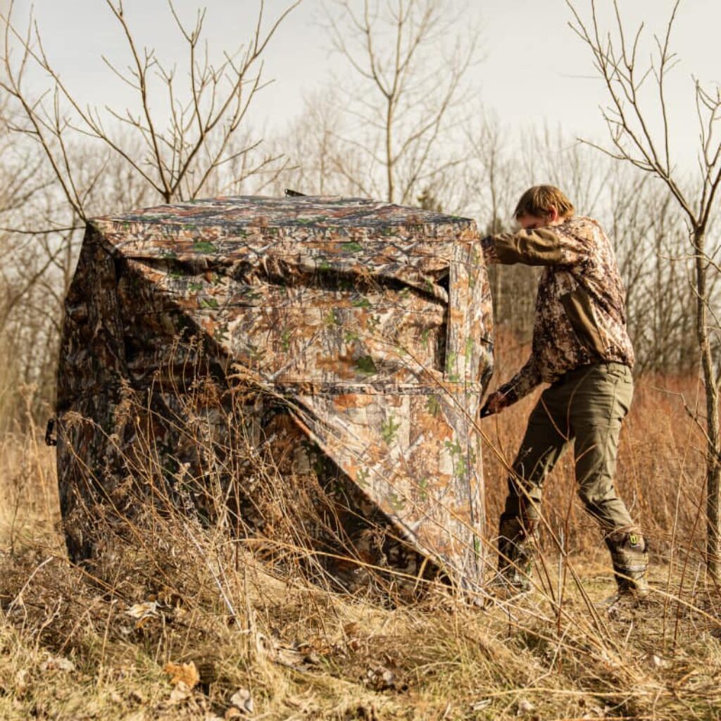 see-through hunting blind