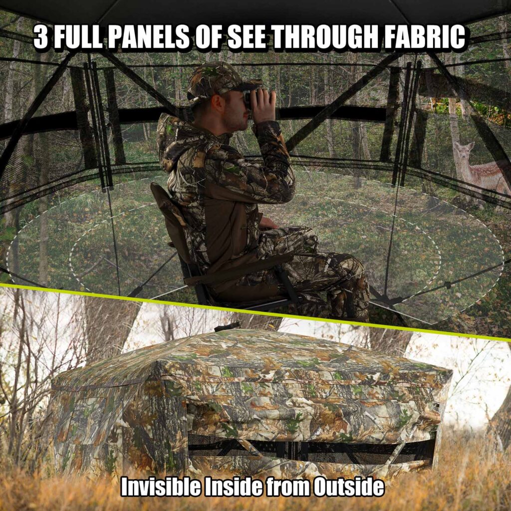 see-through hunting blind