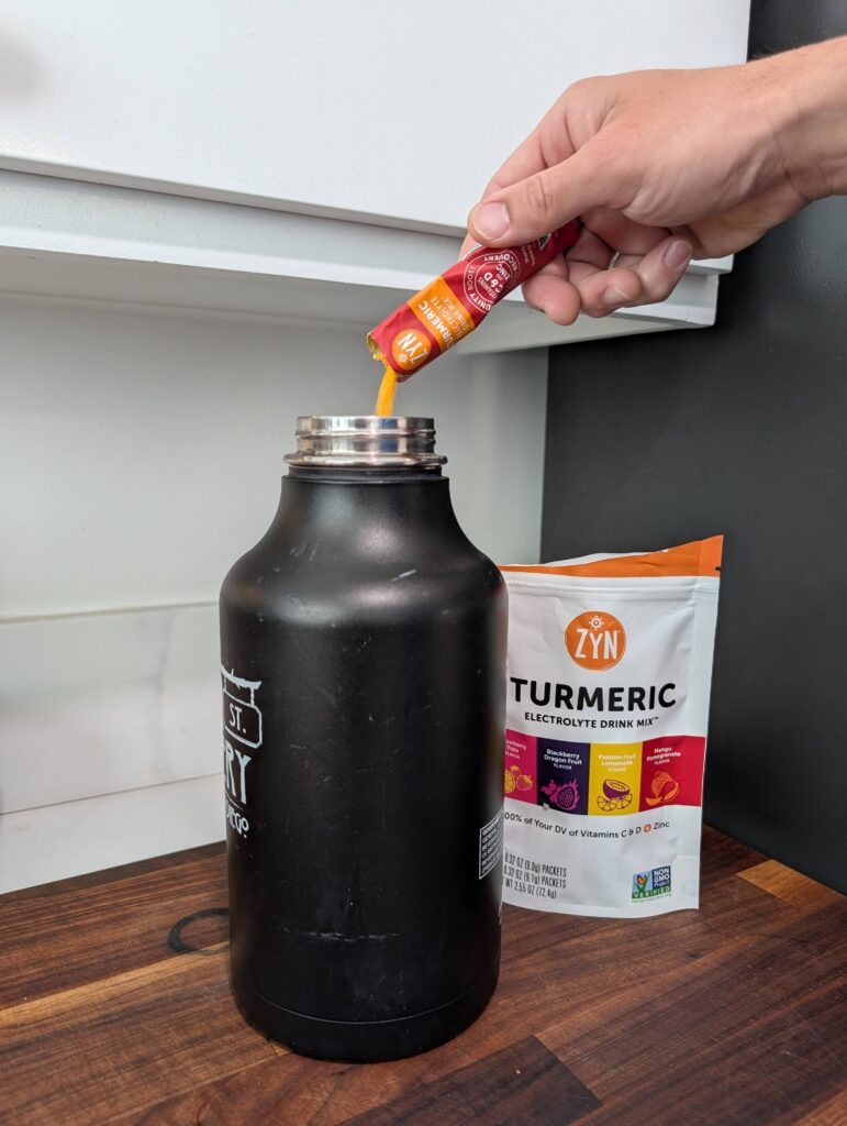 ZYN electrolyte drink mix ZYN electrolyte drink mix