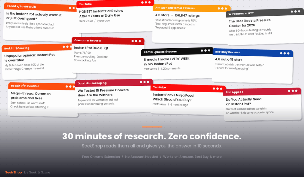 Product review overload