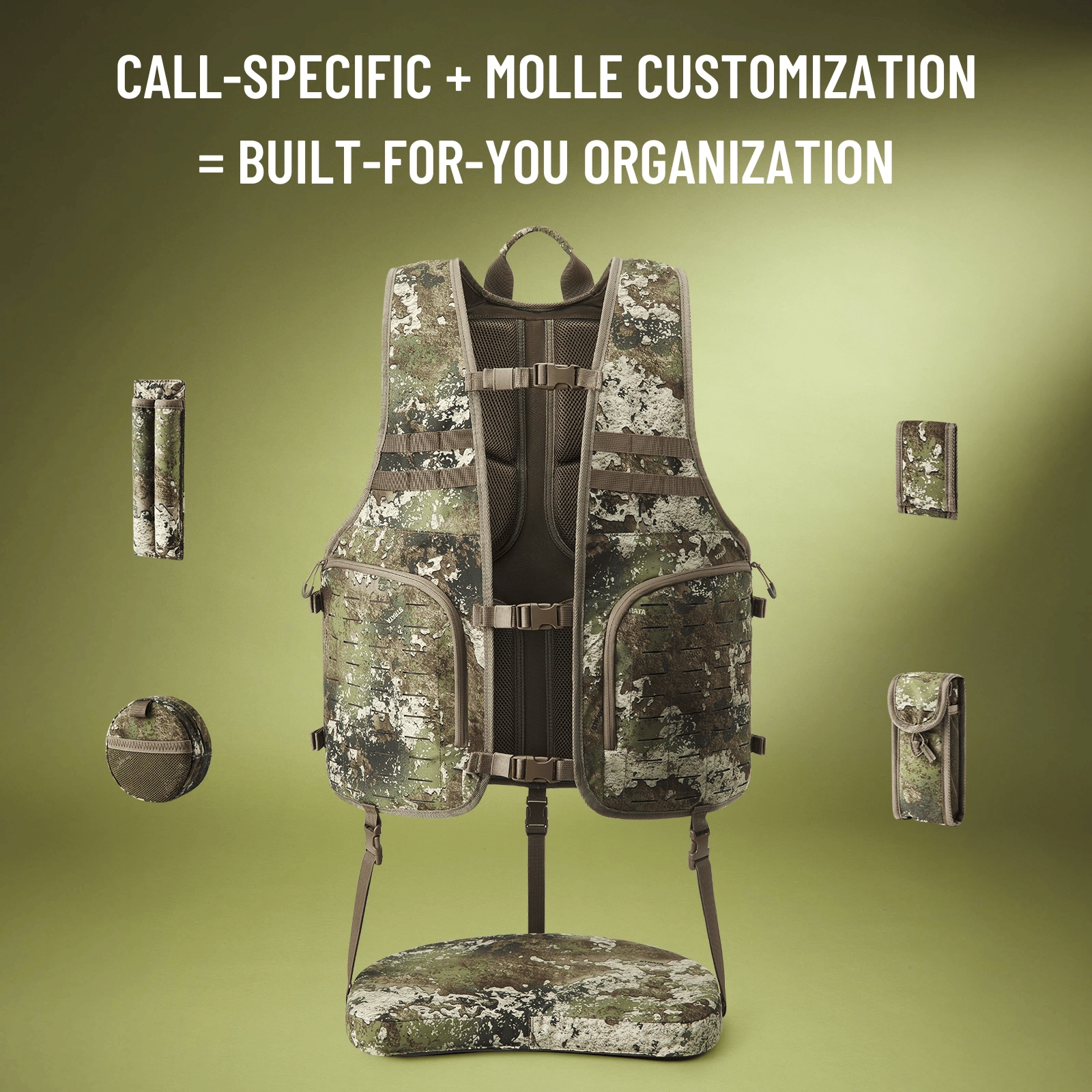 TV007 Molle Turkey Hunting Seat Vest