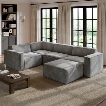 Novilla Minimalist Performance Chenille Modular Sofa