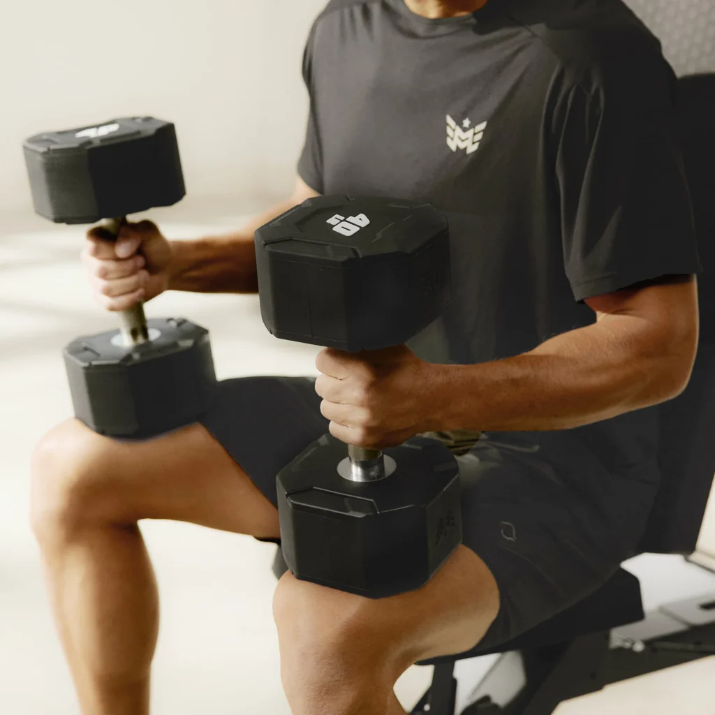 Major Fitness Heritage Series Urethane Octagonal-Shield Dumbbells Major Fitness Heritage Series Urethane Octagonal-Shield Dumbbells