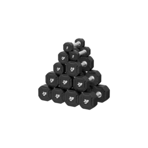 Major Fitness Heritage Series Urethane Octagonal-Shield Dumbbells