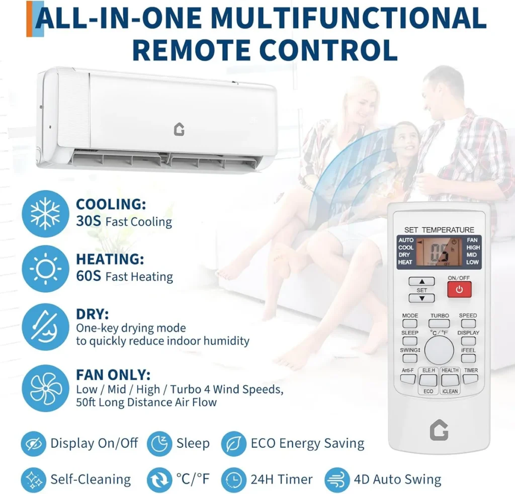 Garvee SEER 22 12000BTU 115V Mini Split Air Conditioner Garvee SEER 22 12000BTU 115V Mini Split Air Conditioner