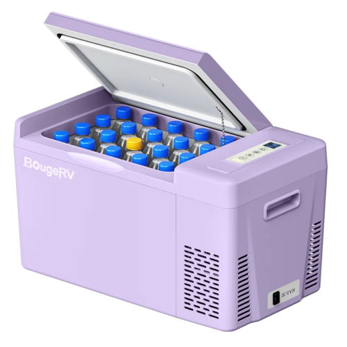 23 Quart Purple Mini Fridge