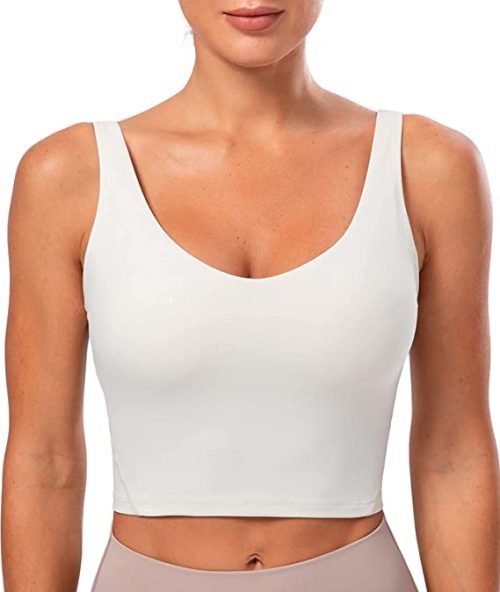 Lavento Women’s Longline Sports Bra Naked Feeling