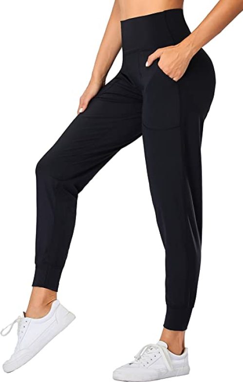 Oalka Women’s Joggers High Waist