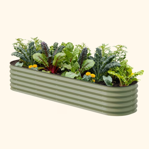 17" Tall 9 In 1 Modular Metal Raised Garden Bed